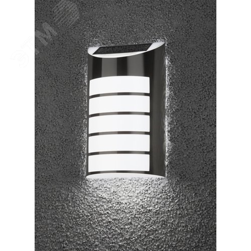 Подсветка фасадная Сталь, на солнечной батарее, 5LED, 17lm ERAFS024-40 - фото 2