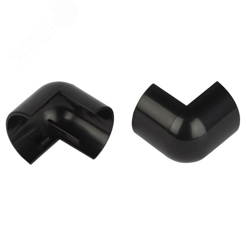 Изображение товара Угол внешний для полукруглого кабель-канала 30х13мм графит OC-KK-30-13-GR 2шт/комплект (упак)