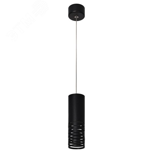 Светильник подвесной (подвес) PL22 BK MR16 GU10 потолочный цилиндр черный - фото 3
