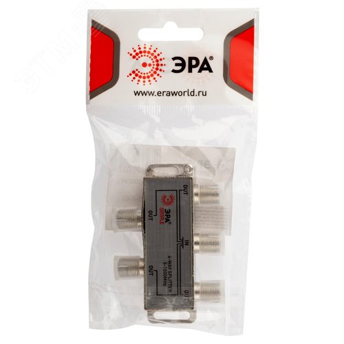 Делитель ТВ Simple DS-F-03 4 ответвления под F разъём 5-1000 МГц - фото 4