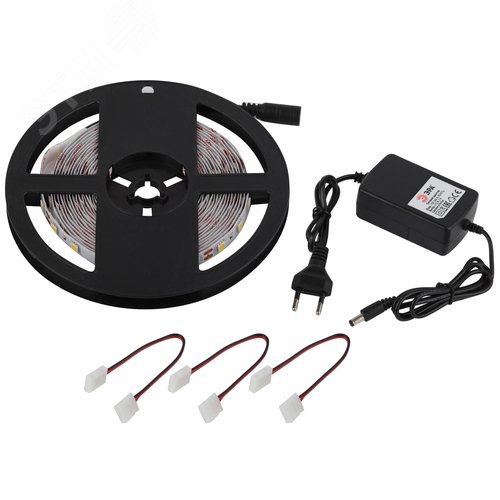 Комплект светодиодной ленты 14,4Вт/м 12В 2700К IP20 60LED/м 5050kit-14,4-60-12-IP20-2700-5m - фото 2