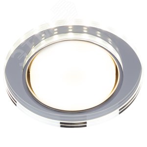 Светильник встраиваемый со светодиодной подсветкой DK LD51 MR GX53 зеркальный - фото 1