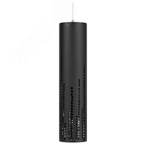 Светильник подвесной потолочный PL26 BK MR16 GU10 цилиндр черный - фото 4