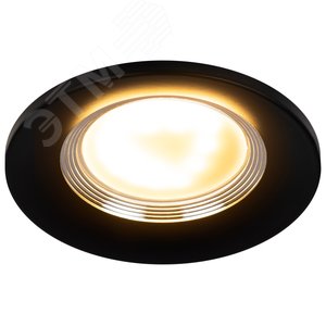 Светильник встраиваемый алюминиевый KL107 BK/SL MR16 GU5.3 черный серебро - фото 6