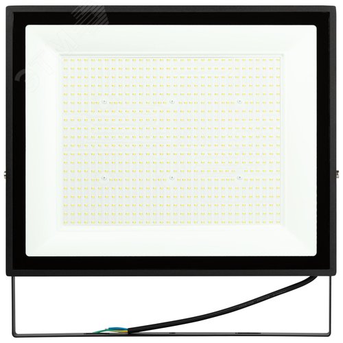 Прожектор светодиодный ДО-300 Вт 6500К 24000 Лм IP65 черный 300w холодный 200-240В LPR-023-0-65K-300 - фото 2