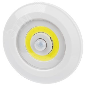 Изображение товара Фонарь светодиодный подсветка SB-804 пушлайт с датчиком движения 3W COB 3хAAA элементы питания в комплект не входят (шт)