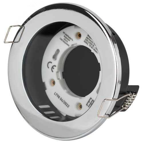 Светильник встраиваемый влагозащищенный KL95 CH GX53 IP44 хром - фото 7