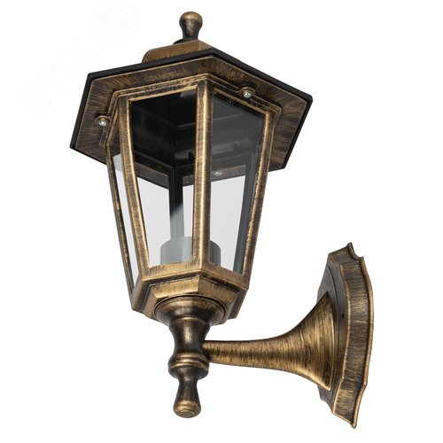 Светильник настенный НБУ 06-60-001 шестигранный под бронзу IP44 Е27 max60Вт - фото 2