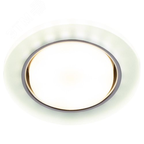 Светильник встраиваемый со светодиодной подсветкой DK LD51 FR GX53 белый матовый - фото 4