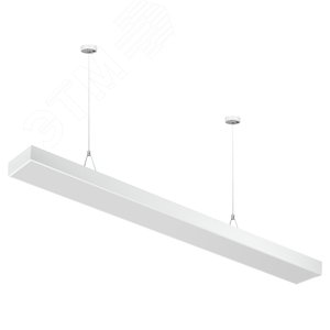 Светильник LED Geometria Block SPO-115-W-40K-036 36 Вт 4000K 3100Лм IP40 1200х100х50 белый подвесной драйвер внутри - фото 1