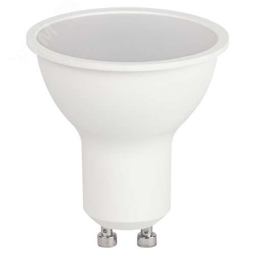 Лампа светодиодная LED 5 Вт 400Лм 2700К софит теплый GU10 220-240В LED MR16-5W-827-GU10 Red Line - фото 4