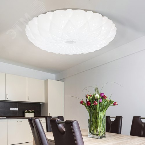 Светильник светодиодный Geometria Hexagon SPO-121-W-40K-038 38Вт 4000К 4000Лм IP40 600х80 белый подвесной - фото 4