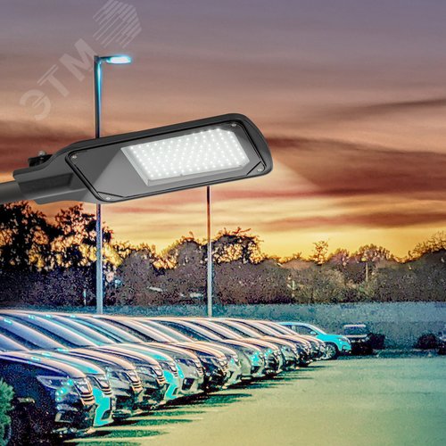 Светильник уличный светодиодный ДКУ 70Вт 5000К 7000Лм IP65 КСС Д DOB SMD 48мм SPP-504-0-50K-070 - фото 10