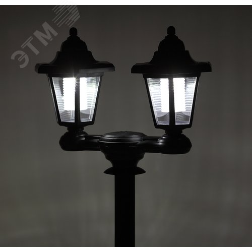 Светильник садовый на солнечной батарее пластик черный 150 см ERASV01-01 - фото 4