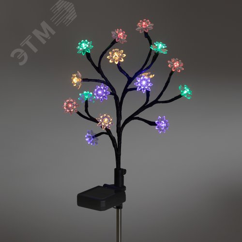 Светильник уличный ERASF22-60 на солнечной батарее садовый Сакура 32 см - фото 3