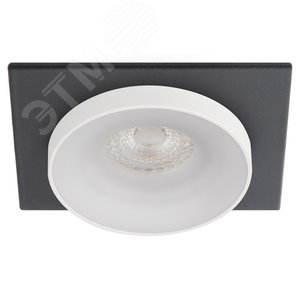 Светильник встраиваемый декоративный DK96 BK MR16 GU5.3 черный - фото 1