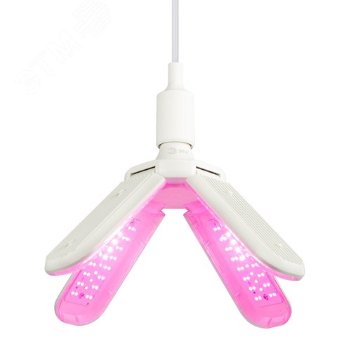 Фитолампа для растений светодиодная GREEN LINE ФИТО-40W-PL-E27-GR 4-х лепестковая красно-синего спектра 40 Вт Е27 - фото 1