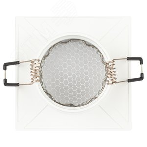 Светильник встраиваемый алюминиевый под лампу MR16 /GU5.3 KL110 WH белый матовый - фото 4