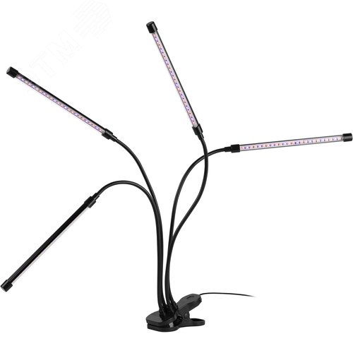 Светильник светодиодный для растений на прищепке красно-синего спектра 40 Вт FITO-40W-АLED-RB - фото 5