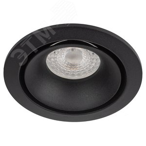 Светильник встраиваемый алюминиевый KL100 BK MR16 GU5.3 черный - фото 1