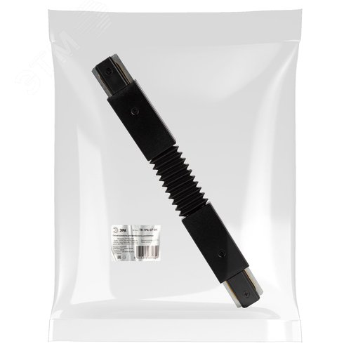 Коннектор TR-1PA-СF-BK гибкий для однофазного шинопровода черный - фото 6