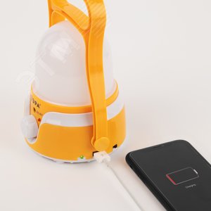 Фонарь кемпинговый светодиодный KA-801 Гном аккумуляторный 4 Вт, 1700мАч 5V, USB, подвес + диммер Элементы питания в комплекте - фото 8