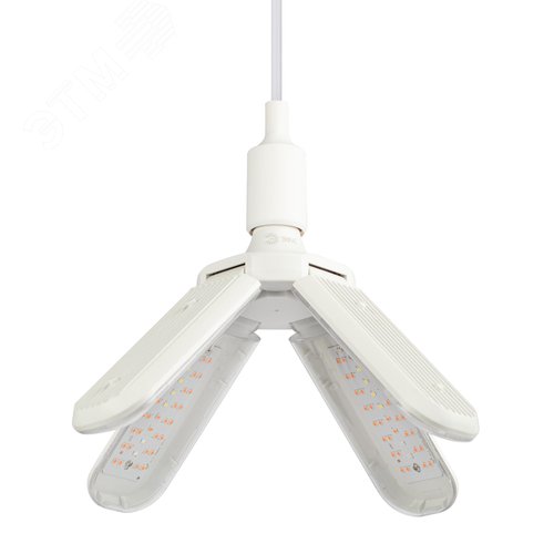 Фитолампа для растений светодиодная GREEN LINE ФИТО-40W-PL-E27-GR 4-х лепестковая красно-синего спектра 40 Вт Е27 - фото 3