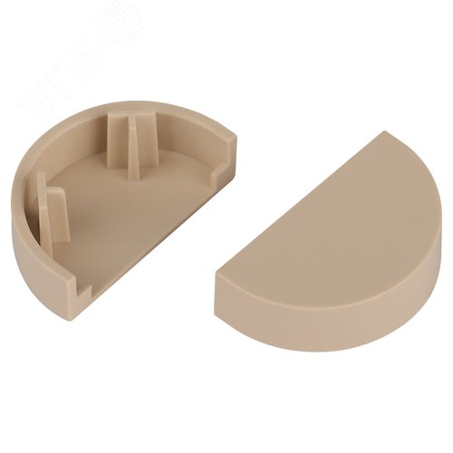 Изображение товара Заглушка EC-KK-20-12-B для полукруглого кабель-канала бежевая 20х12мм 2шт/комплект (шт)
