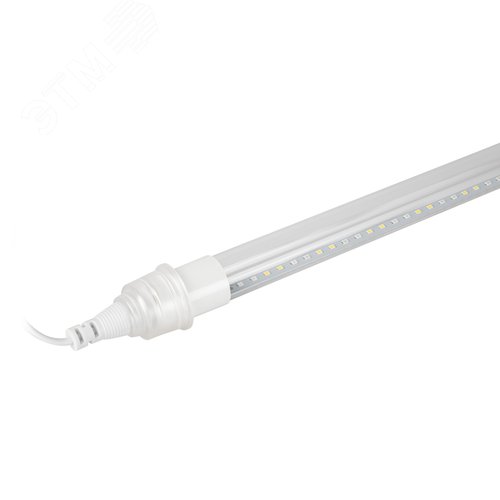 Светильник для растений, фитолампа светодиодная линейная FITO-9W-Rа90-Т8+FITO-Holder IP65 2хG13 с выключателем, 1.5м - фото 4