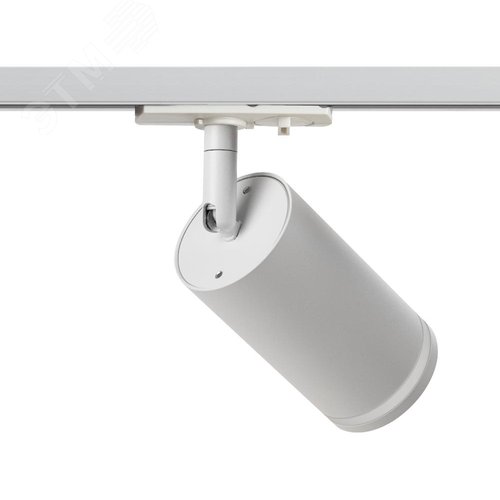 Светильник трековый TR52 - GU10 WH однофазный под лампу GU10 матовый белый - фото 2