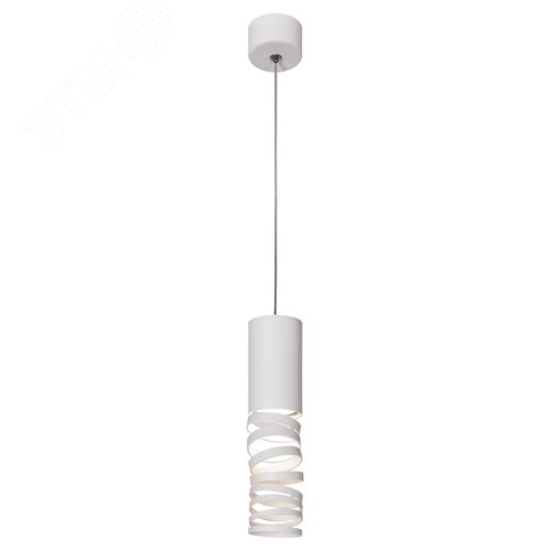 Светильник подвесной (подвес) PL22 WH MR16 GU10 потолочный цилиндр белый - фото 6