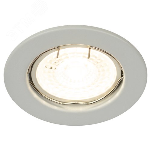 Светильник встраиваемый штампованный ST1 SWH MR16 GU5.3 белый матовый - фото 6