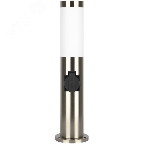Светильник уличный напольный 230В Е27 IP54 серебро с розеткой «Беллона» GBF-103-1-SL-0450 - фото 3