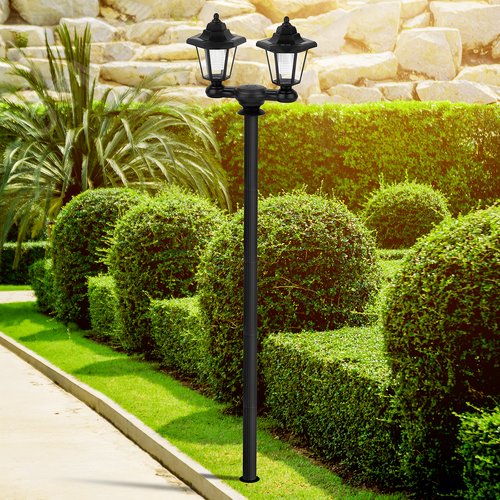 Светильник садовый на солнечной батарее пластик черный 150 см ERASV01-01 - фото 7