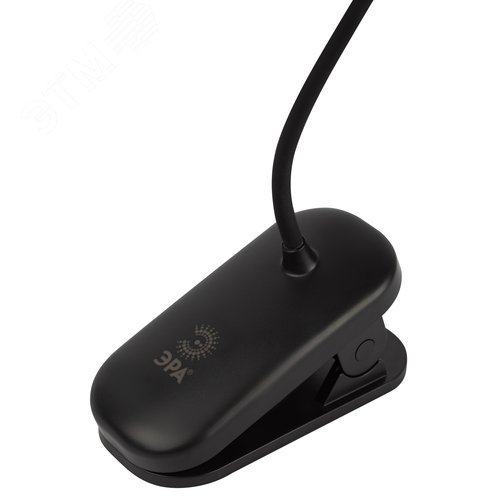 Светильник настольный светодиодный аккумуляторный на прищепке 6Вт черный NLED-525-6W-BK - фото 5