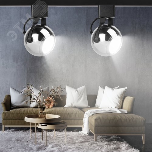 Светильник трековый однофазный TR35-GU10 CH MR16 хром под лампу - фото 9