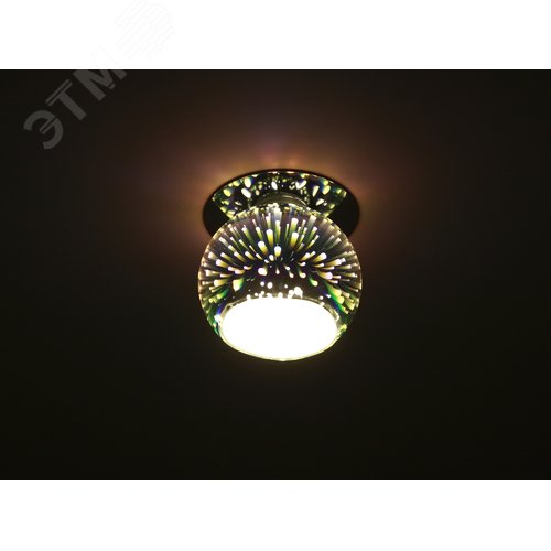 Светильник декор 3D звездный дождь G9,220V, 35W, серебро/мультиколор (50/700) - фото 2