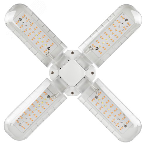 Фитолампа для растений светодиодная GREEN LINE ФИТО-40W-PL-E27-GR 4-х лепестковая красно-синего спектра 40 Вт Е27 - фото 5