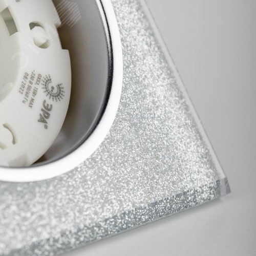 Светильник встраиваемый со светодиодной подсветкой DK LD50 CH/SHSL GX53 хром серебро - фото 10