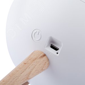 Ночник детский - светильник светодиодный NLED-467-1W-W котик белый - фото 9