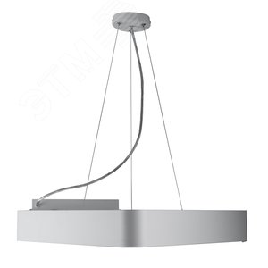 Светильник светодиодный Geometria Delta SPO-154-W-40K-042 42Вт 4000К 2300Лм IP40 800х800х80 белый подвесной - фото 2