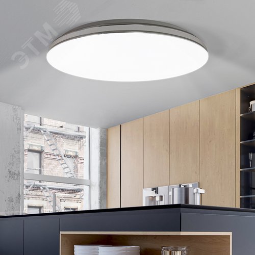 Светильник потолочный светодиодный Классик без ДУ SPB-6-70 Chrome1 70Вт 4000К 4900Lm - фото 3