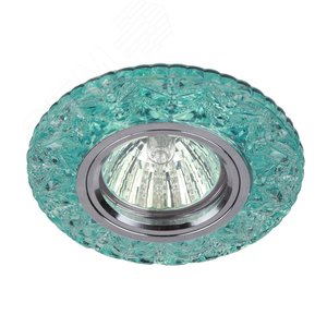 Светильник точечный DK LD4 BL/WH декор cо светодиодной подсветкой MR16, голубой - фото 2