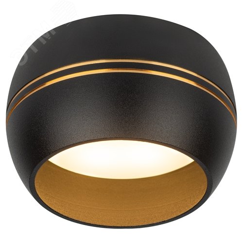 Подсветка декоративная под лампу Gx53 алюминий цвет черный/золото (40/1440) - фото 4