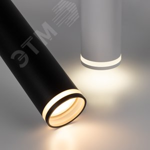 Светильник подвесной (подвес) PL16 BK MR16/GU10, черный, потолочный, цилиндр - фото 6