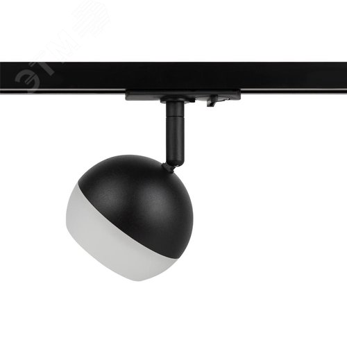 Светильник трековый TR46 - GX53 BK однофазный под лампу GX53 черный под лампу GX53, лампа в комплект не входит - фото 5