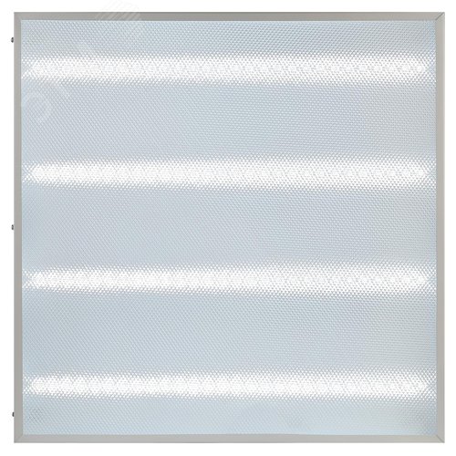 Светильник светодиодный SPO-910-1-40K-032 595х595x40 32Вт 3360Лм 4000К призма С ПРОВОДОМ (2/48) - фото 4