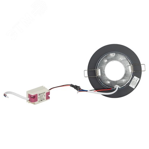 Светильник встраиваемый со светодиодной подсветкой DK LD51 BK GX53 черный - фото 4