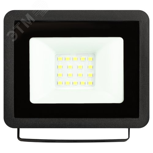 Прожектор светодиодный ДО-20 Вт зеленый цвет свечения 2000 Лм IP65 200-240В черный корпус 20w LPR-025-GREEN-020 - фото 2