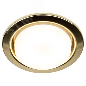 Светильник встраиваемый под лампу GX53 KL35 GD /1 (к) 220V, 13W, золото - фото 4